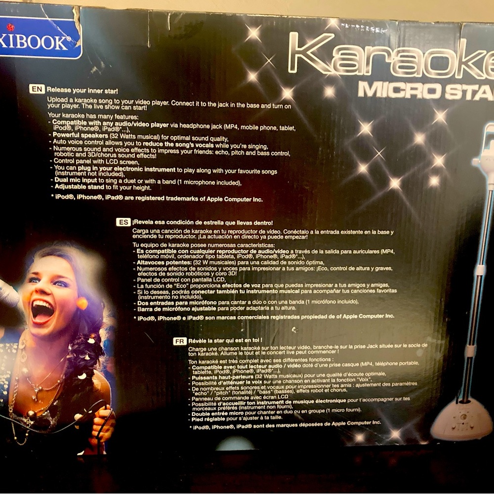 NIB Karaoke Machine - Picture 2 of 4